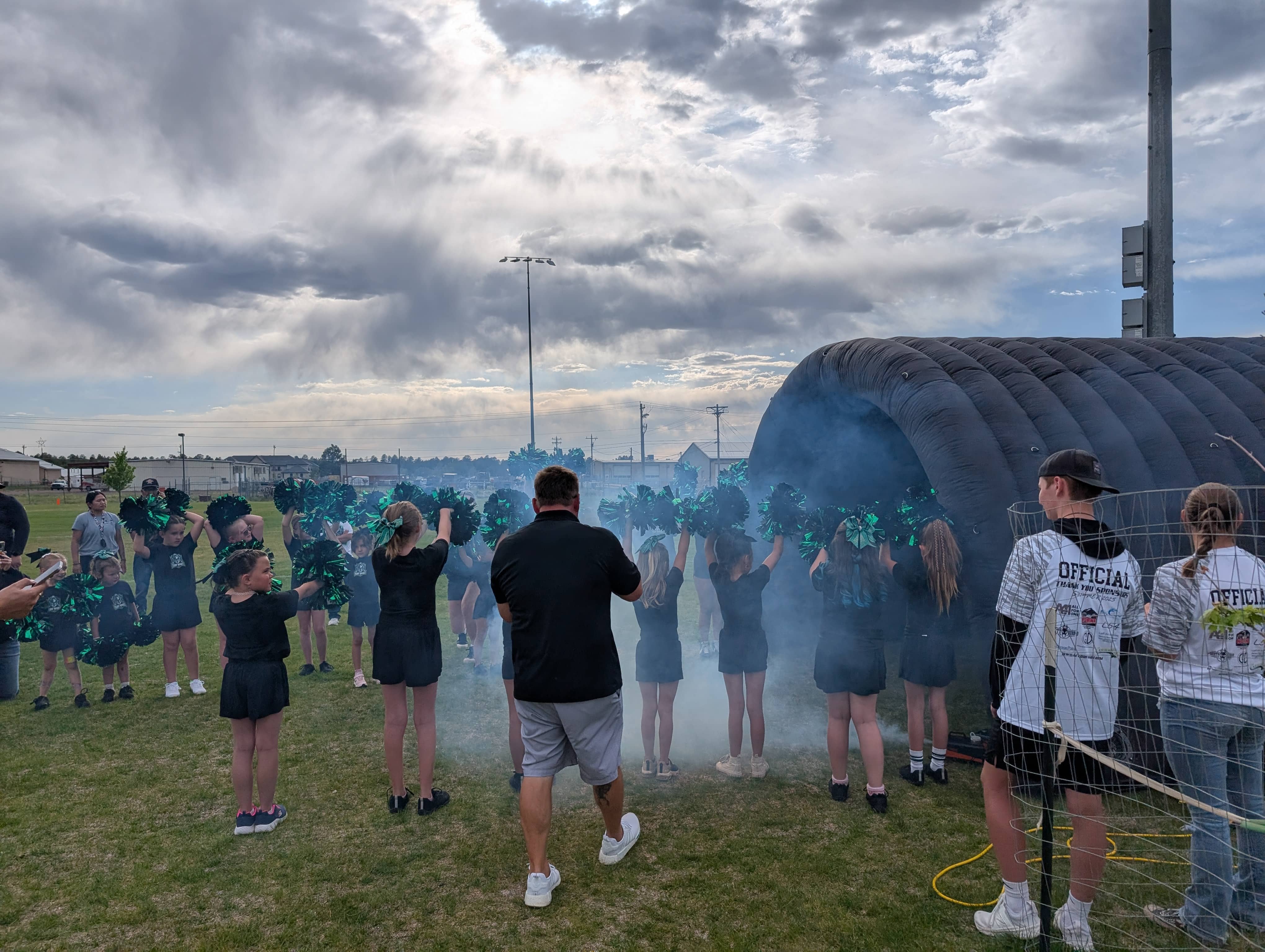 flag football action